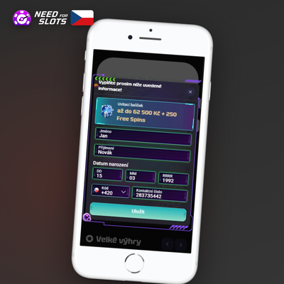 Registrace v Need for Slots přes síť X — aktivní uživatelé se přihlásí okamžitě